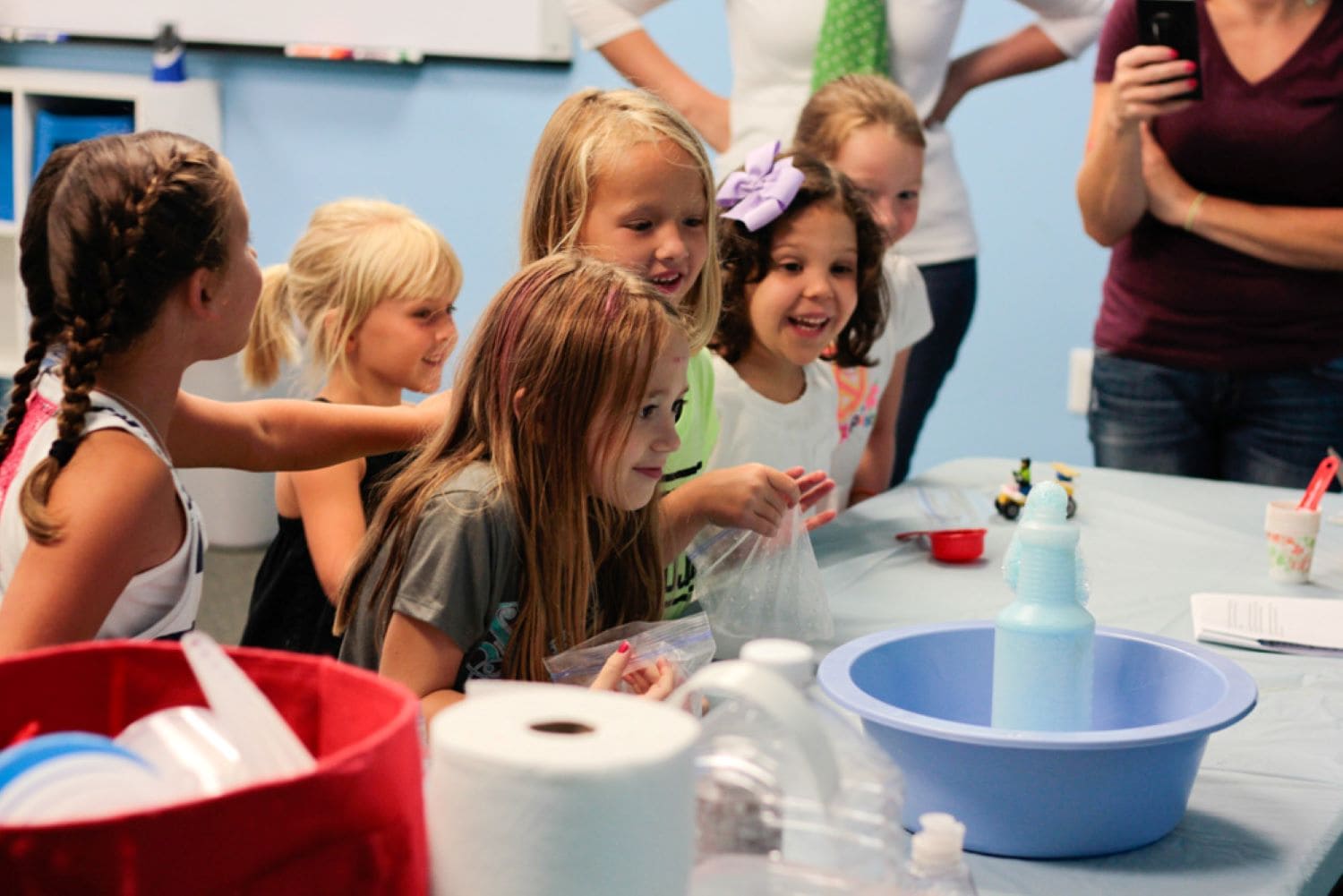  Children take part in STEM education activity