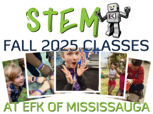 Children in STEM classes Mississauga learning engineering and robotics at Engineering For Kids<sup srcset=
