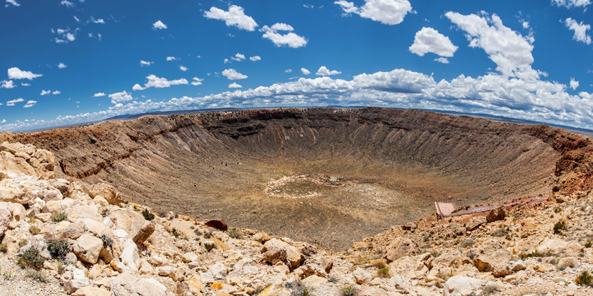 Meteor Crater in Winslow, Arizona